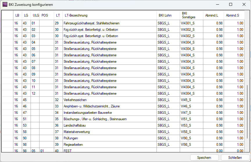 AVA Modul Raumbuch - Datenauswertung
